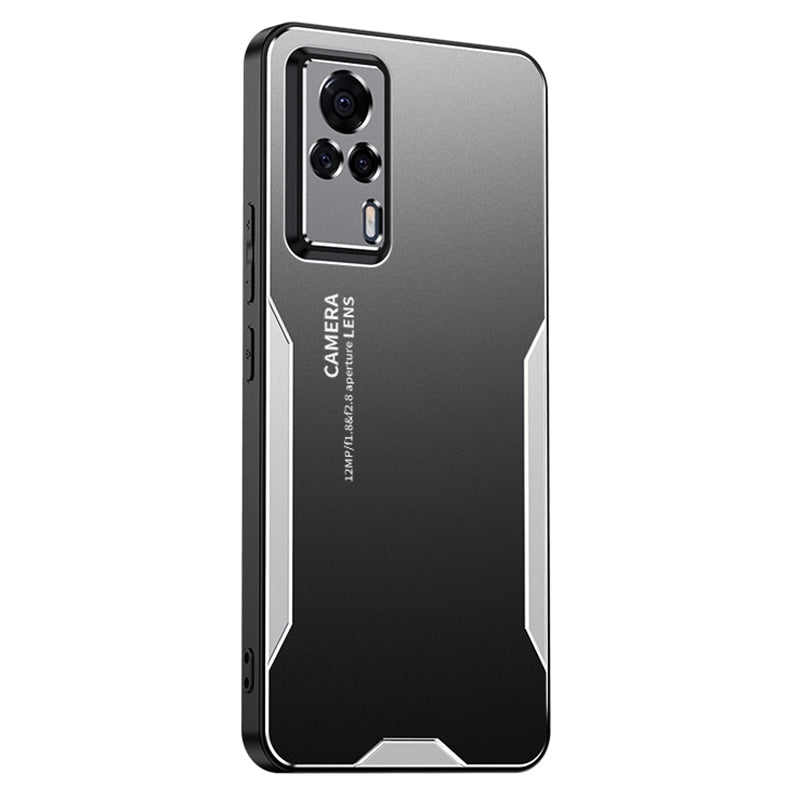 Tough Armor Case for vivo S9e Aluminium Alloy Matte Back Phone Cover - Gold Tough Armor Case for vivo S9e Aluminium Alloy Matte Back Phone Cover - Gold
